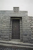 Cusco, Incan wall of the house of the snakes 